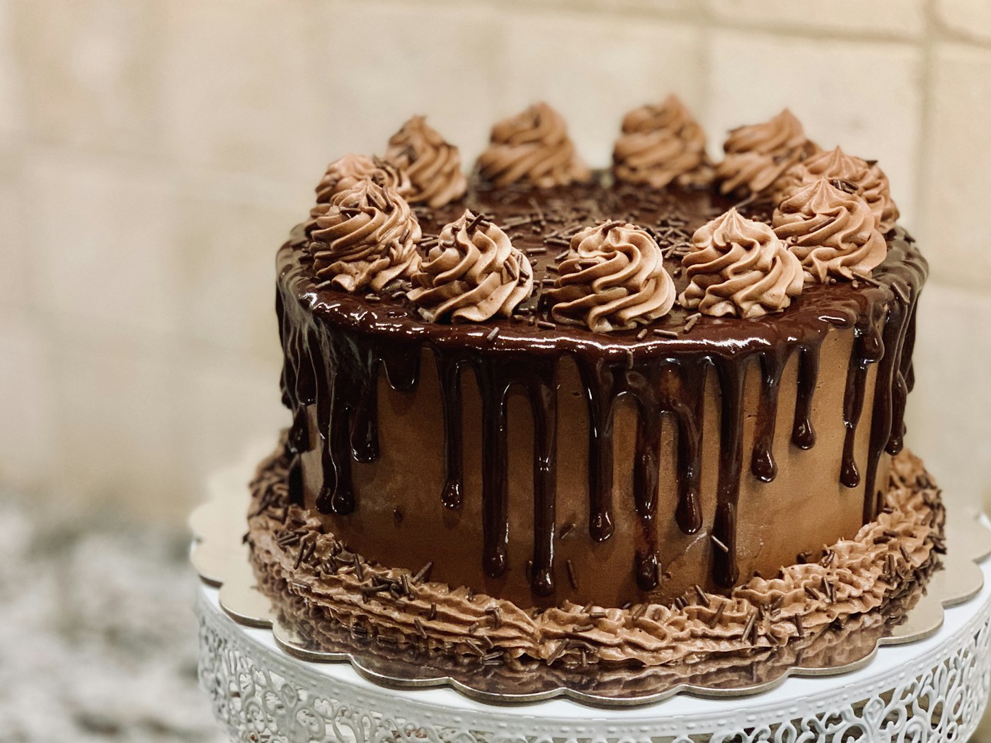 Chocolate celebration cake